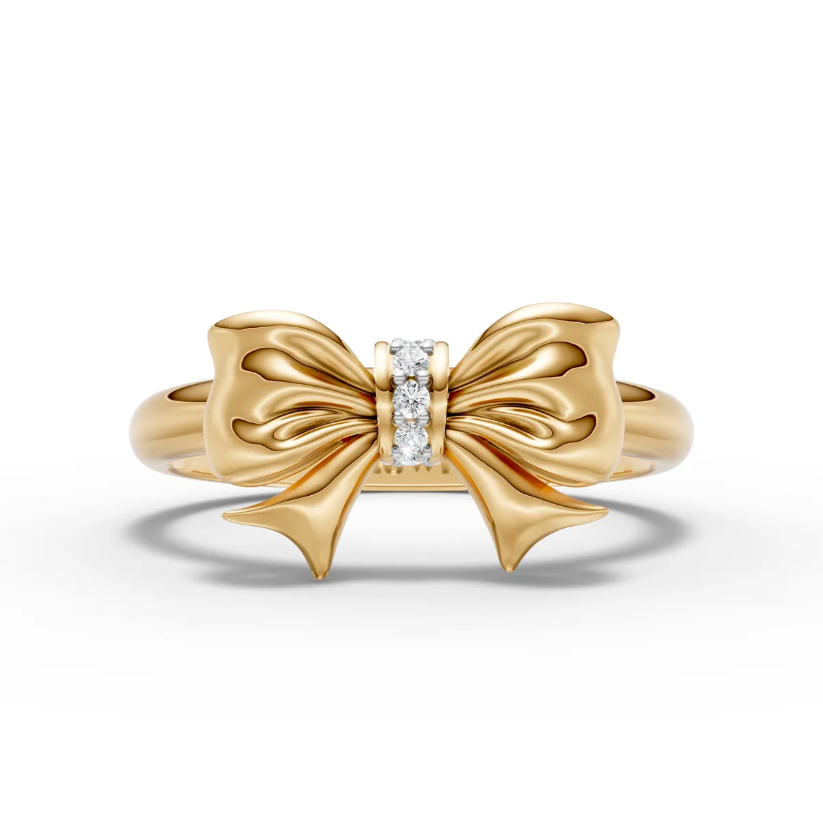 Diamond Bow Design Ring